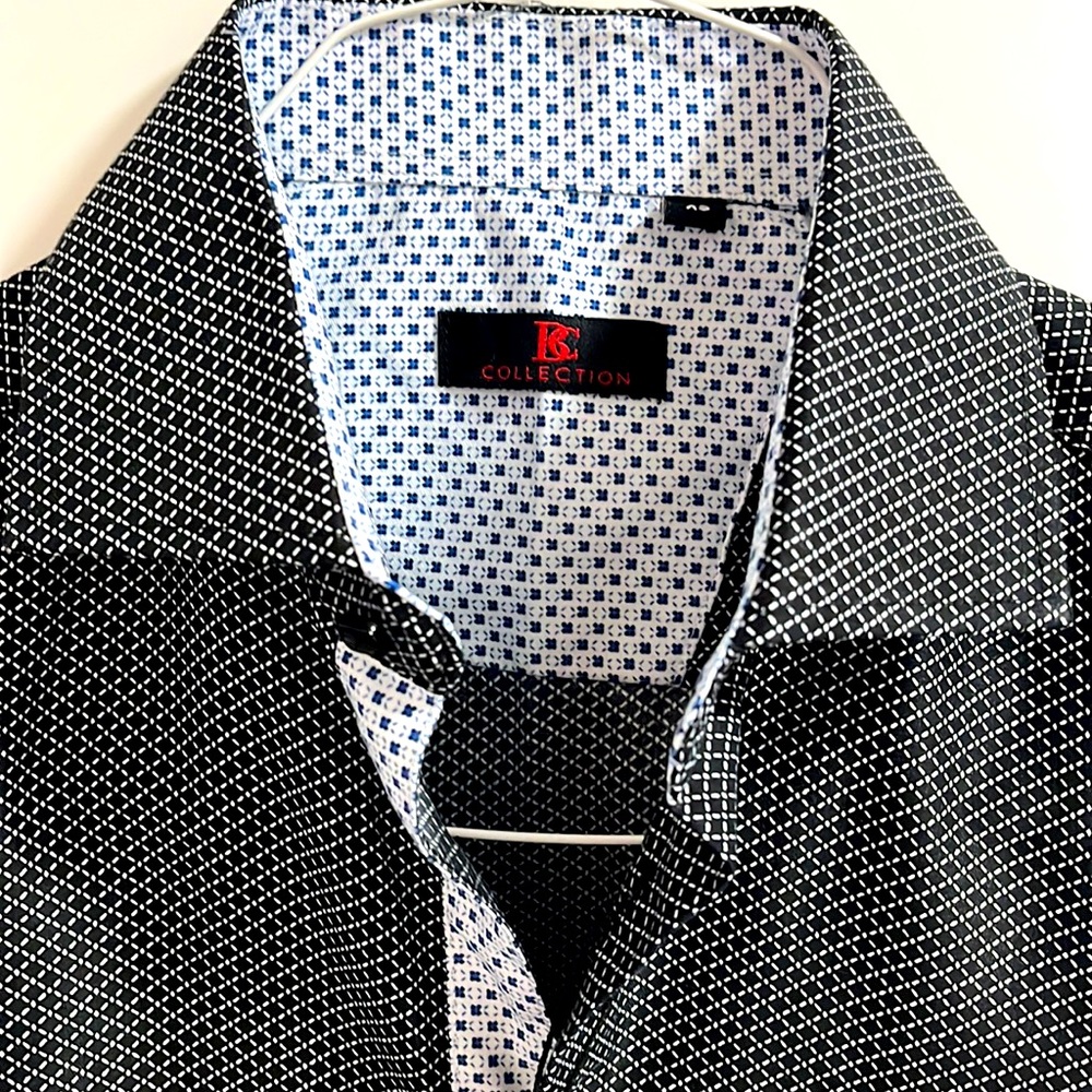 NWT men's dress shirt long sleeve . XS